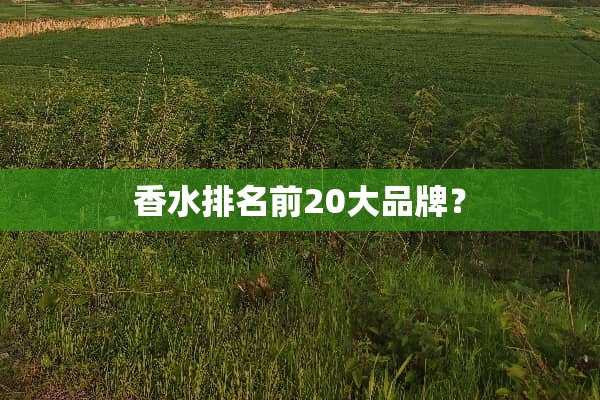 香水排名前20大品牌？