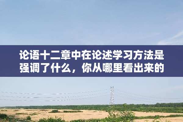 论语十二章中在论述学习方法是强调了什么，你从哪里看出来的？