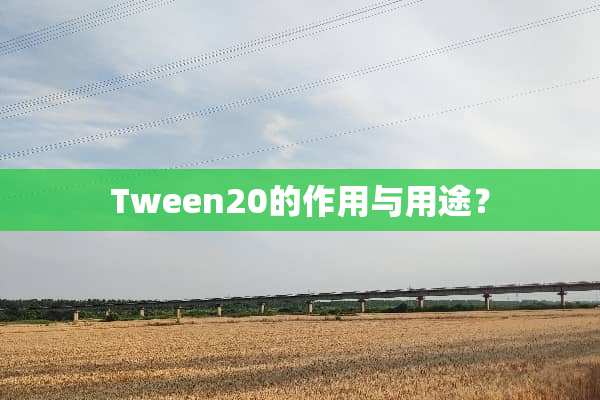 Tween20的作用与用途？