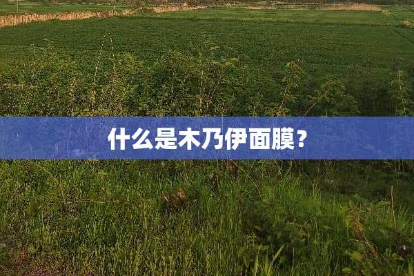 什么是木乃伊面膜？