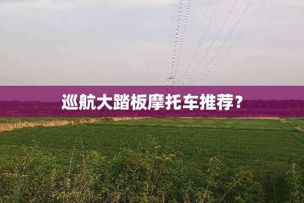 巡航大踏板摩托车推荐？