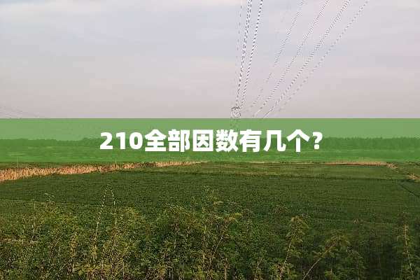 210全部因数有几个？