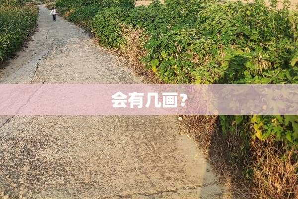 会有几画？