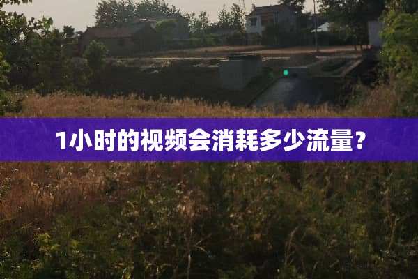 1小时的视频会消耗多少流量？