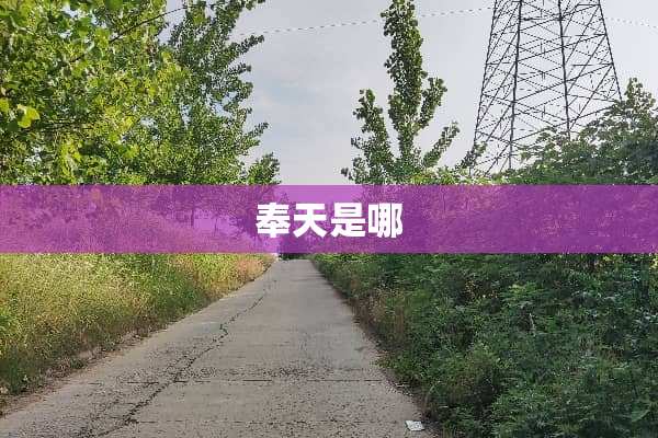 奉天是哪