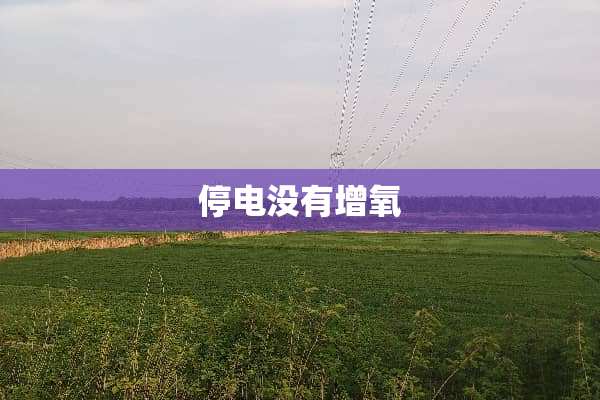 停电没有增氧