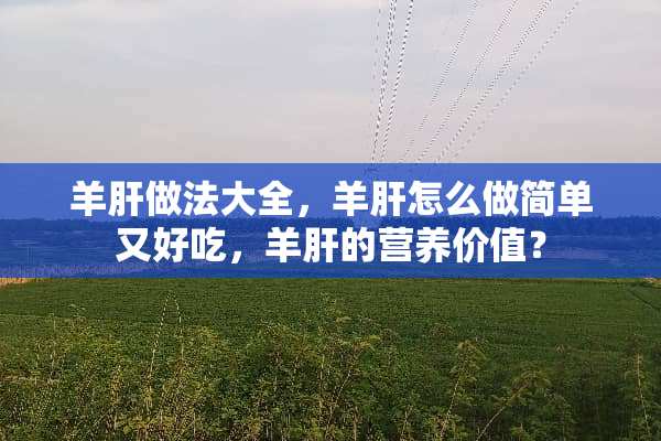 羊肝做法大全，羊肝怎么做简单又好吃，羊肝的营养价值？