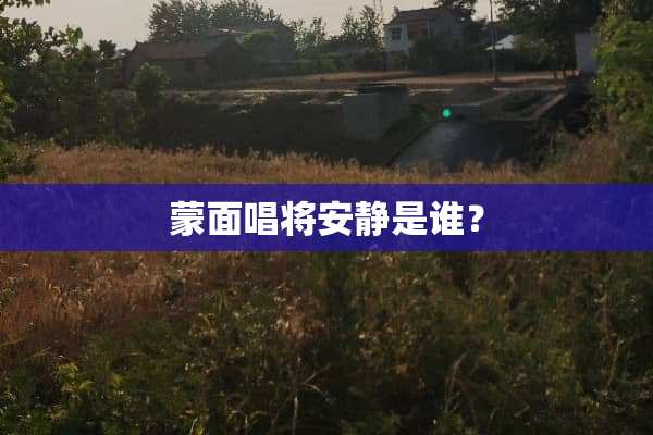 蒙面唱将安静是谁？
