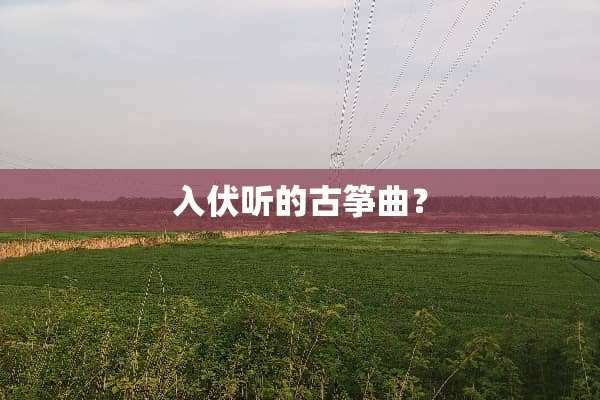 入伏听的古筝曲？