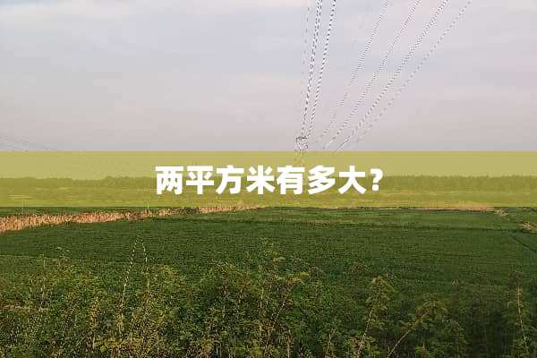两平方米有多大？
