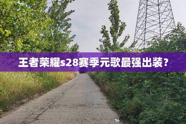 王者荣耀s28赛季元歌最强出装？