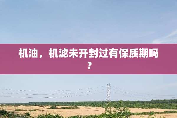机油，机滤未开封过有保质期吗？