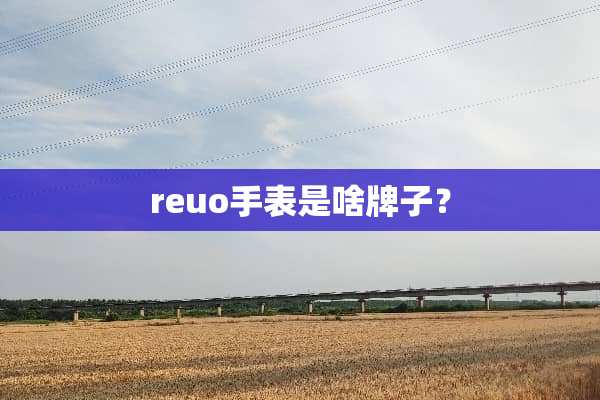 reuo手表是啥牌子？