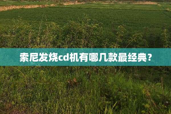 索尼发烧cd机有哪几款最经典？