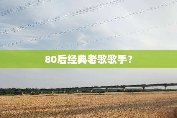 80后经典老歌歌手？