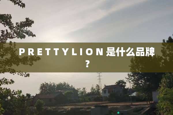 P R E T T Y L I O N 是什么品牌？
