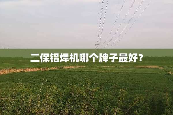 二保铝焊机哪个牌子最好？