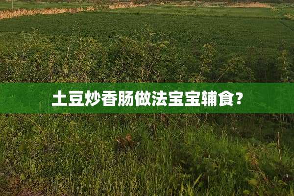 土豆炒香肠做法宝宝辅食？