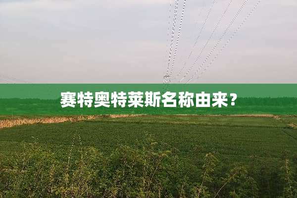 赛特奥特莱斯名称由来？