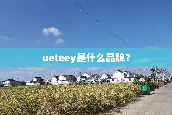 ueteey是什么品牌？