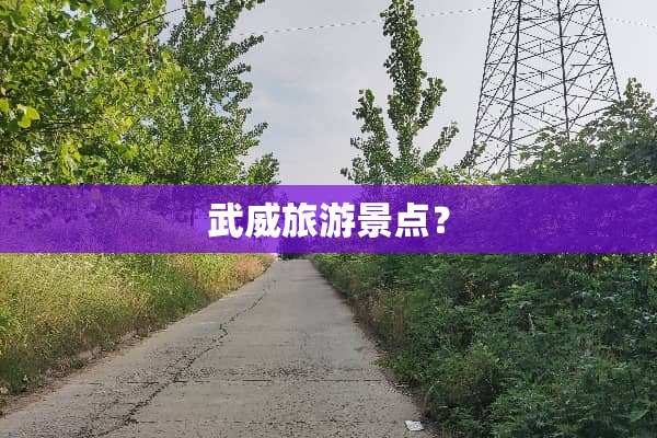 武威旅游景点？