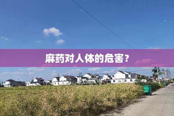 **对人体的危害？