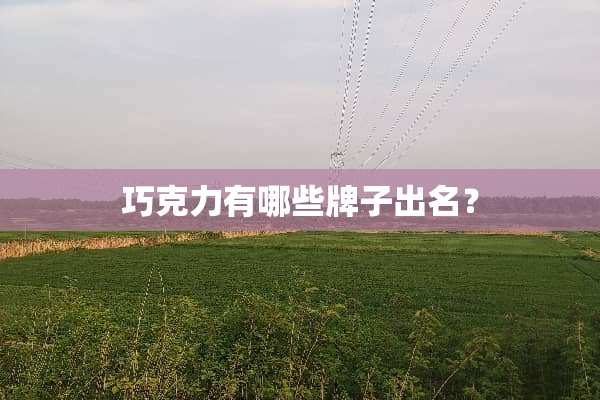 巧克力有哪些牌子出名？