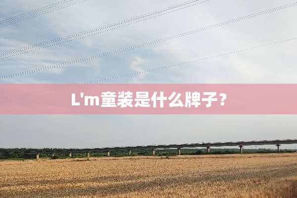 L'm童装是什么牌子？