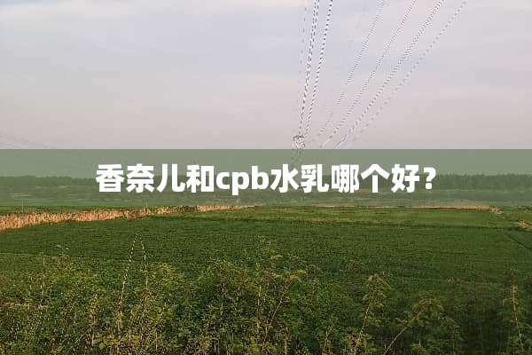 香奈儿和cpb水*哪个好？