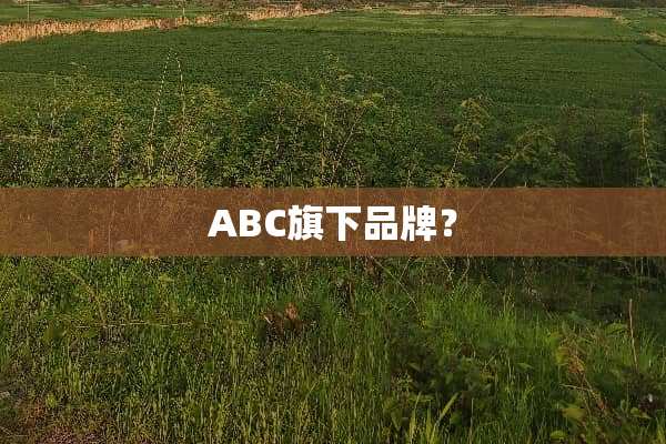 ABC旗下品牌？