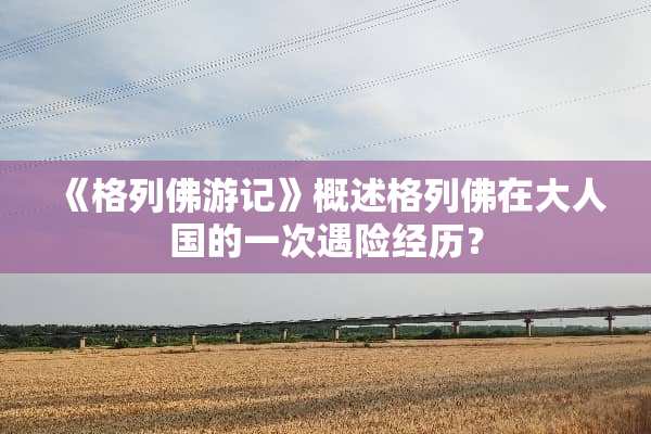 《格列佛游记》概述格列佛在大人国的一次遇险经历？