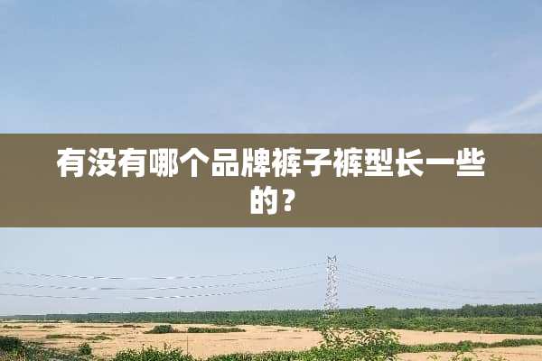 有没有哪个品牌裤子裤型长一些的？