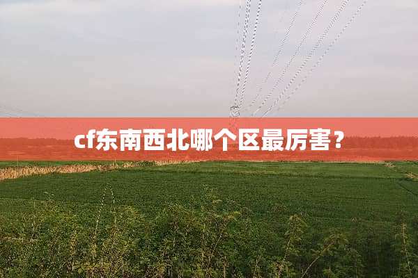 cf东南西北哪个区最厉害？