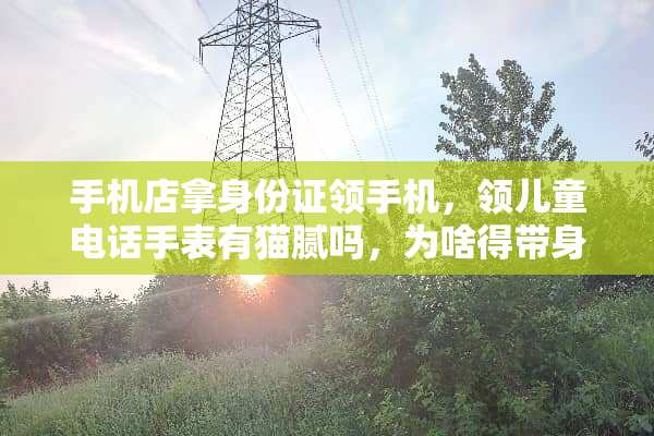 手机店拿***领手机，领儿童电话手表有猫腻吗，为啥得带***