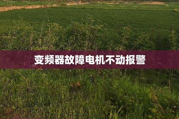 变频器故障电机不动报警