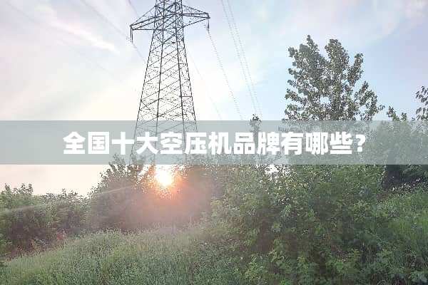 全国十大空压机品牌有哪些？