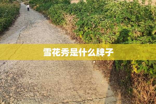雪花秀是什么牌子