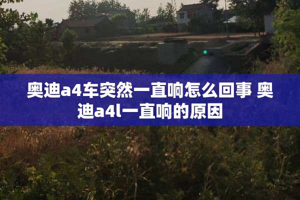 奥迪a4车突然一直响怎么回事 奥迪a4l一直响的原因