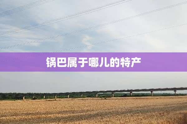 锅巴属于哪儿的特产