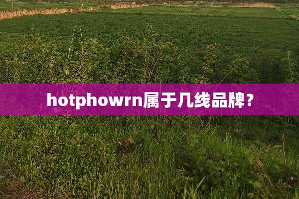 hotphowrn属于几线品牌？