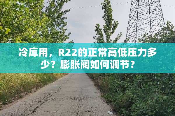 冷库用，R22的正常高低压力多少？膨胀阀如何调节？
