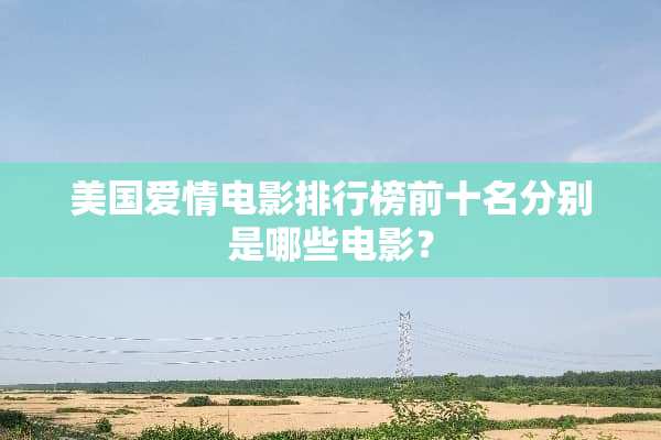 美国爱情电影排行榜前十名分别是哪些电影？
