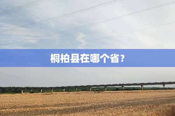 桐柏县在哪个省﹖