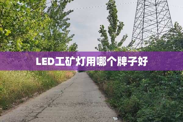 LED工矿灯用哪个牌子好