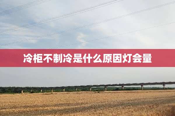 冷柜不制冷是什么原因灯会量