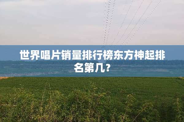 世界唱片销量排行榜东方神起排名第几？