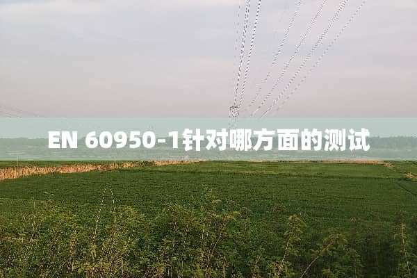 EN 60950-1针对哪方面的测试