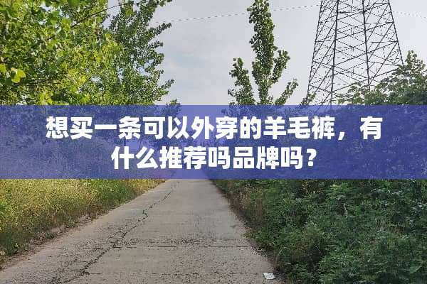 想买一条可以外穿的羊毛裤，有什么推荐吗品牌吗？