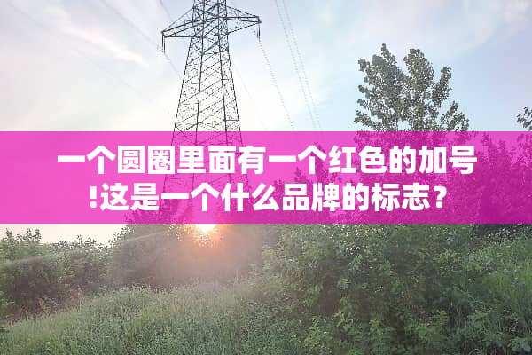 一个圆圈里面有一个红色的加号!这是一个什么品牌的标志？