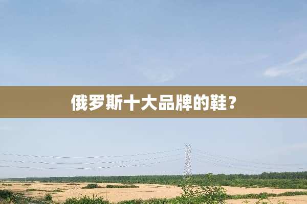 俄罗斯十大品牌的鞋？
